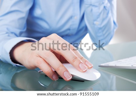 Holding mouse