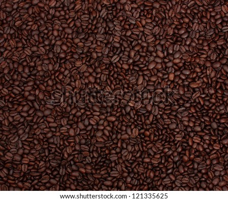 Many Roasted Coffee Beans