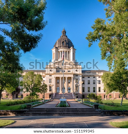 South Dakota State Capitol building in Pierre, South Dakota