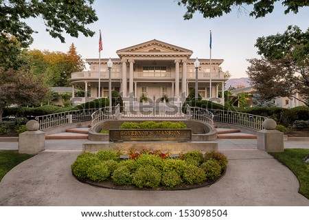 CARSON CITY, NEVADA - AUGUST 14: Entrance To The Nevada Governor's ...