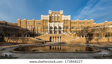 LITTLE ROCK, ARKANSAS - JANUARY 16: Little Rock Central High School on January 16, 2014 in Little Rock, Arkansas