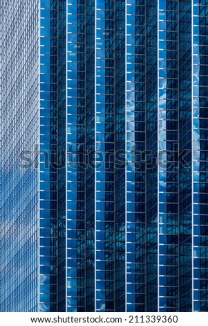 DENVER, COLORADO - JULY 24: Skyscraper abstract on July 24, 2014 in downtown Denver, Colorado