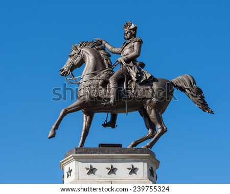 RICHMOND, VIRGINIA - DECEMBER 14: George Washington Equestrian Monument on Capitol Square near the Virginia State Capitol on December 14, 2014 in Richmond, Virginia
