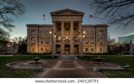 North Carolina State Capitol building in Raleigh, North Carolina