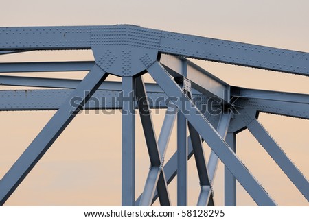 Steel bridge support grids