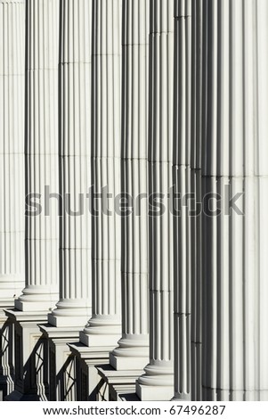 Closeup of Roman columns