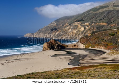 California coast near Big Sur, California