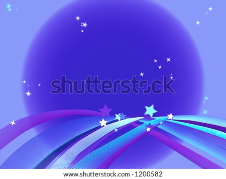 stage light background with lines ,stars and sparkles