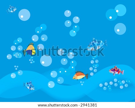 Bubbles And Fish