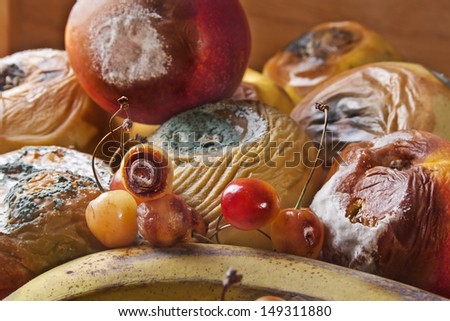 rotten fruits