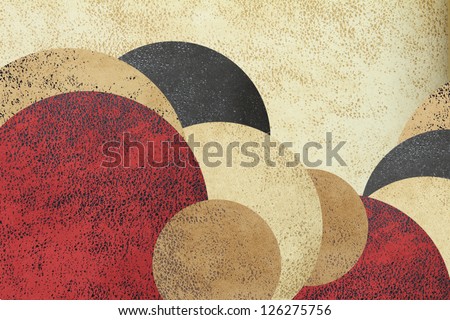 Abstract circle design background
