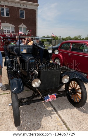 BROOKLYN, NEW YORK - JUNE 10: The Ford Model T at the Antique Automobile Association of Brooklyn Annual Show on June 10, 2012 at the Floyd Bennett Field in Brooklyn, New York, USA.