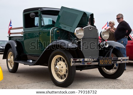 Brooklyn New York June 12 A 1930 Ford Track At The Antique Automobile Association Of Brooklyn