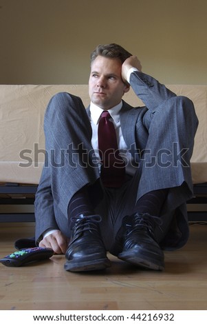 Frustrated businessman