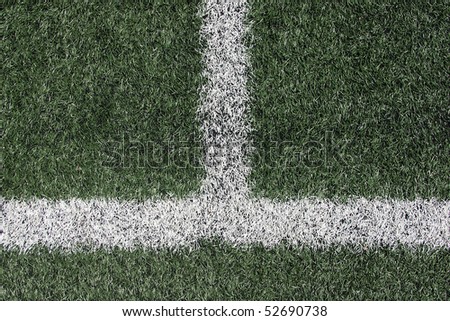 White lines on turf