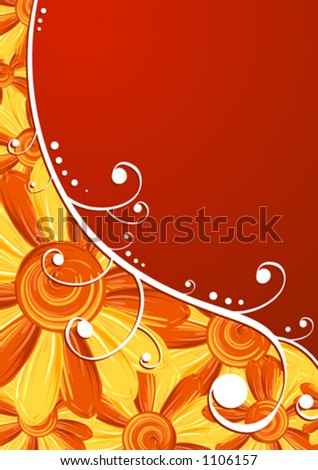 flowers background pictures. Ornate flowers background