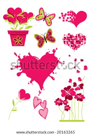 stock vector : Valentine clip-art