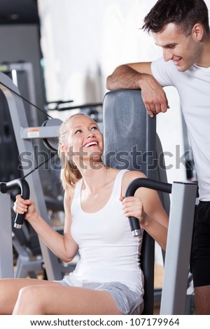 Couple at the gym