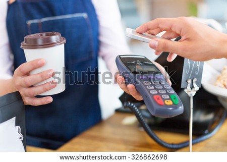 Paying for coffee