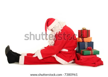 Tired Santa