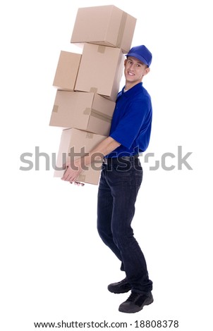 Men Carrying Boxes