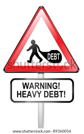 debt sign
