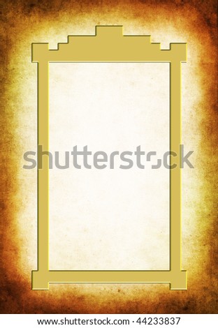 BACKGROUND PAPER PHOTO FRAME WITH OLD