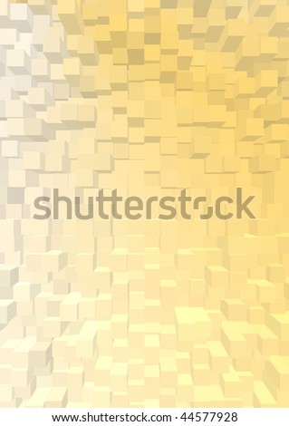 BACKGROUND WITH YELLOW FRAME CUBES