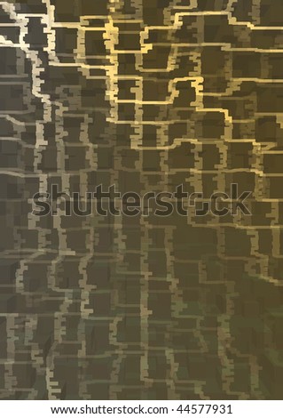 BACKGROUND FRAME WITH BROWN CUBES