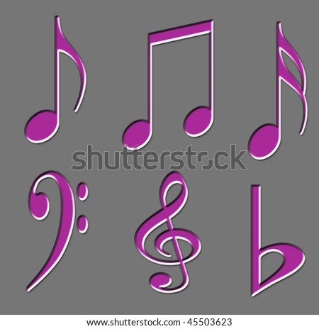 BACKGROUND MUSIC WITH SYMBOLS OF PINK