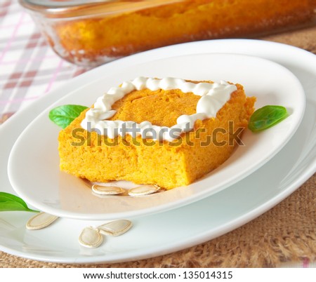 pumpkin pudding