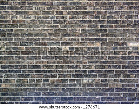 Brick Wallpaper on Black Colored Brick Wall Background Or Wallpaper Stock Photo 1276671