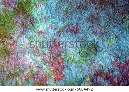 blue, green and red art paper background