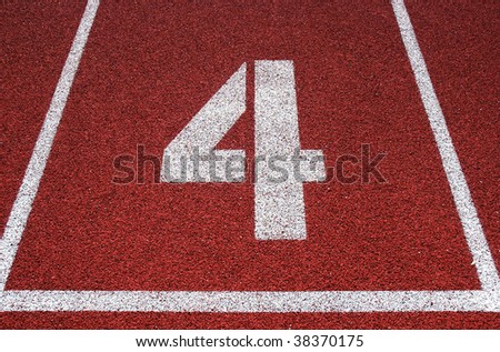 Track and field lane 4
