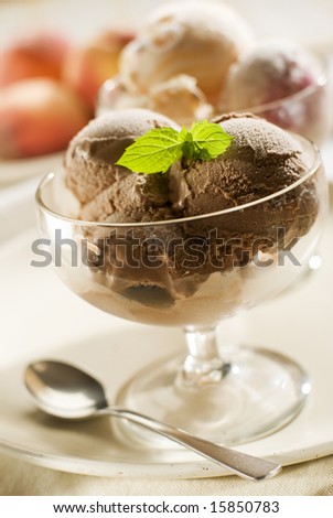 معلومات وفوائد عن الايس كريم Stock-photo-fresh-chocolate-ice-cream-in-a-glass-close-up-15850783