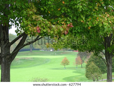 Early Autumn Golf Hole