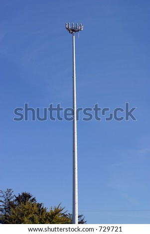 Cell Tower, Solid Pole Style