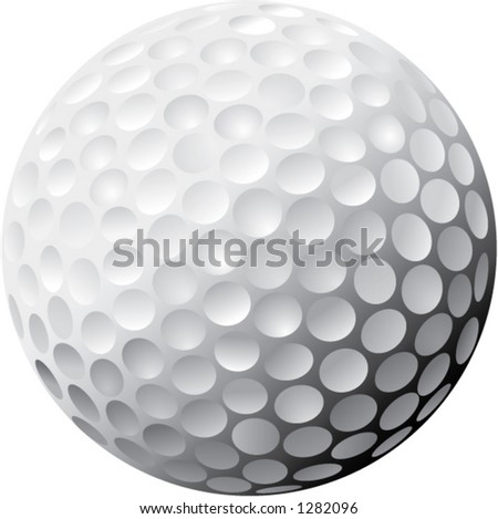 golf ball vector. stock vector : Golf Ball