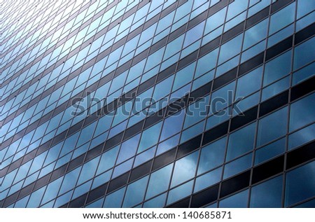 Facade of contemporary architecture - background