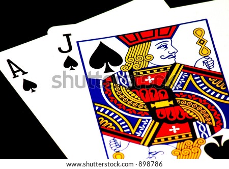 Blackjack Hand Of Cards Stock Photo 898786 : Shutterstock