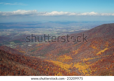 View from Hawksbill Gap - Shenandoah National Park, Virginia