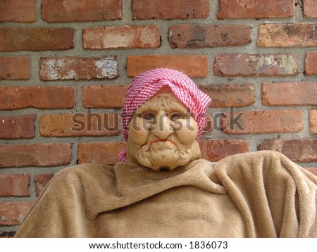 ugly woman relaxing