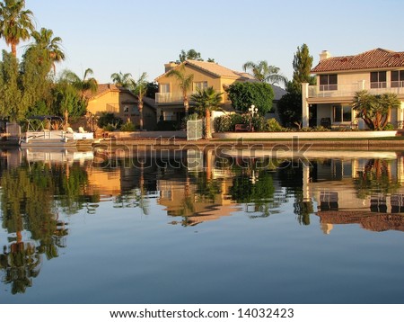 beautiful executive retirement community on a lake