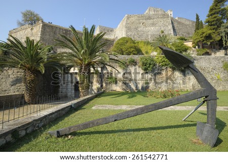 Europe, Greece, Corfu. The new fortress built between 1576 and 1645
