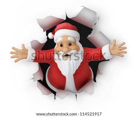 Santa Claus 3D illustration Santa Claus 3D illustration