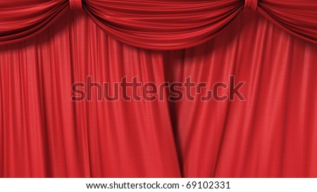 closed curtain