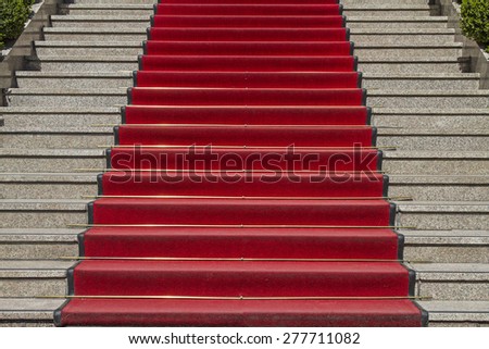 Red Carpet - welcome greeting for, winning, dignitaries or VIPs