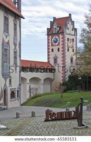 The High Castle in Fuessen is a tourist attraction
