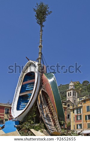 Clearing out is announced - preparing to May fire in Portofino