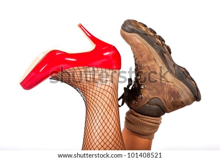 shoes opposite types boot walking hill shutterstock search